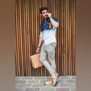 NWT J. Lindeberg suede briefcase